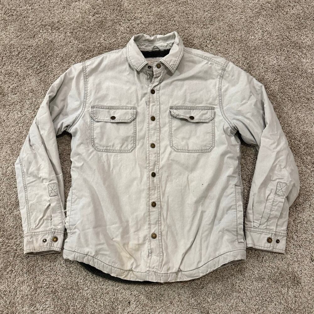 L.L. Bean Men's Fleece Lined Button Up Jacket size Small